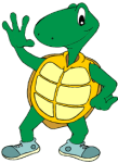 turtle waving